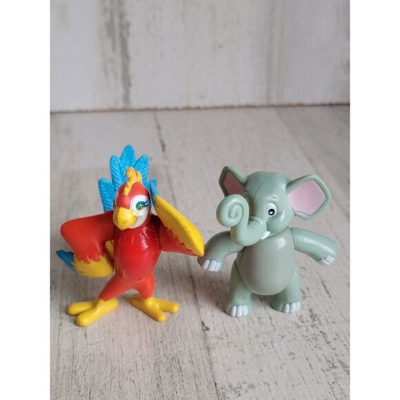 Rainforest Cafe animal elephant parrot bird toy set figure - Picture 4 of 7